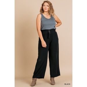 Umgee Wide Leg Pants